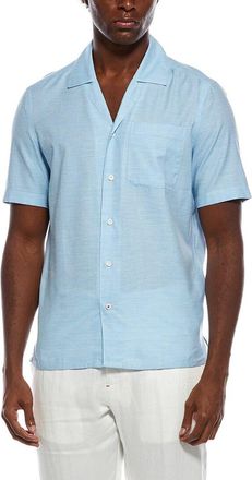 Isaia Silk-Blend Shirt