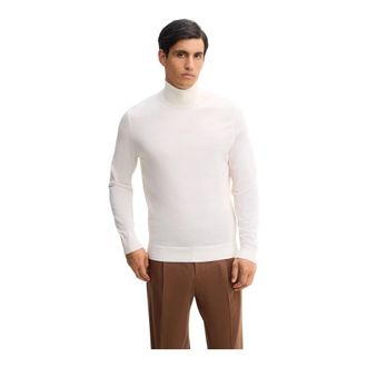 Strellson Truien & Vesten, Heren, Wit, L, Wol, Roll Neck Trui