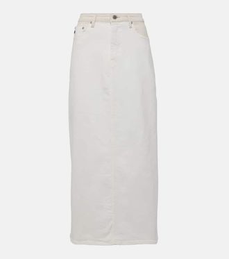 AG - Adriano Goldschmied Denim midi skirt