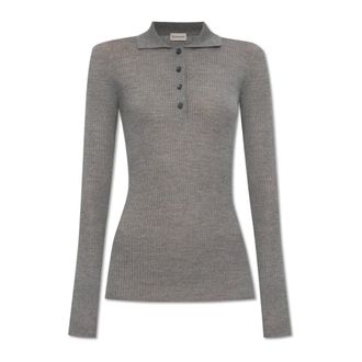 Moncler Dames, Tops, Grijs, Maat: XS Wol