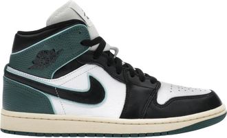 Nike Jordan 1 Mid SE - Dames - Fitnessschoenen - Groen - 38 EU - Leer - Fitness