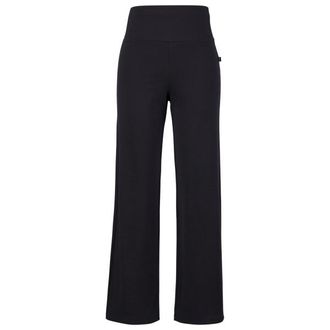 Stoic MerinoTerry250 BaraSt. Wide Pants Trainingshose f&uuml;r Damen | schwarz