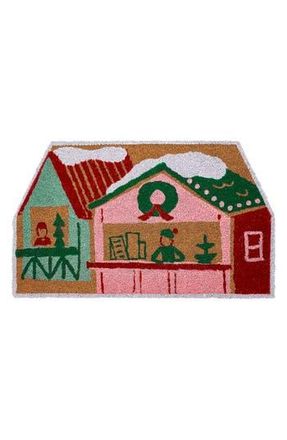 Hallmark Holiday Houses Doormat in Brown at Nordstrom Rack