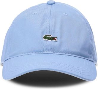 Lacoste logo-patch adjustable-fit cap - men - Cotton - One Size - Blue