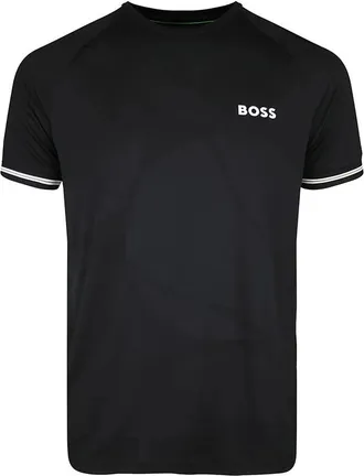 HUGO BOSS Logo-print Raglan-sleeve T-shirt