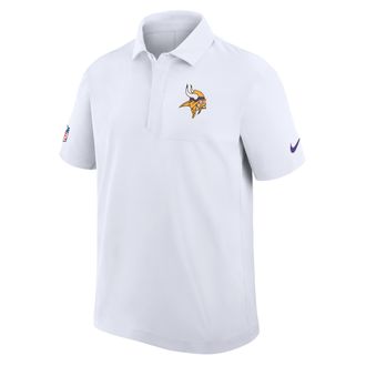 Nike Minnesota Vikings City Pride Sideline Nike Mens Dri-FIT NFL Polo in White | 03BD10A9M-GFF