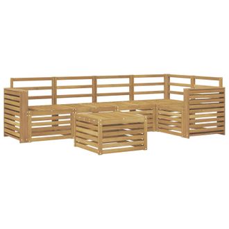 vidaXL Conjunto De Sof&aacute;s De Exterior 6 Pcs Blanco 59 X 59 X 37 Cm Vidaxl