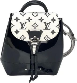 Louis Vuitton Pre-owned Canvas backpacks - Dames - Vintage Rugzakken - Geel - ONE Size - Leer - Vintage