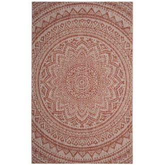 Safavieh Alfombra beige/naranja 201 x 290 cm