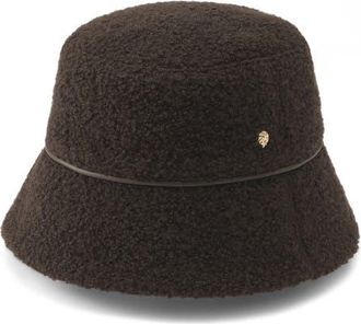 Helen Kaminski Seda Wool Blend Bucket Hat in Chocolate at Nordstrom, Size Medium