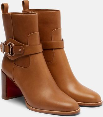 Christian Louboutin Dianouchette 70 leather ankle boots