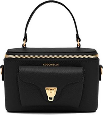 Coccinelle Elegante Leren Handtas - Dames - Handtassen - Zwart - ONE Size - Leer - Tassen
