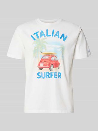 MC2 Saint Barth T-Shirt mit Motiv-Print Modell DENVER in Weiss, Gr&ouml;&szlig;e XXL