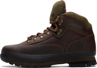 Timberland Bruine Leren Wandelschoenen - Heren - Veterlaarzen - Bruin - 44 EU - Leer - Schoenen