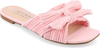 Journee Collection Women & apos;s Serlina Medium and Wide Width Flat Sandals
