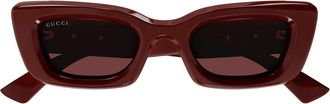 Gucci Sunglasses Gg1827 S 003 Burgundy/Red Women