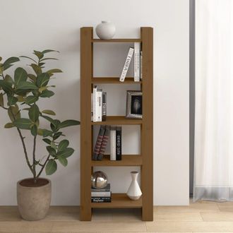 vidaXL Vidaxl - Estanter&iacute;a/divisor Espacios Madera Marr&oacute;n Miel 60x35x160 Cm