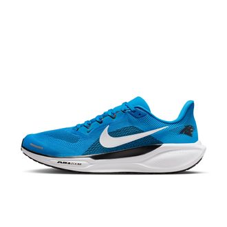Nike Carolina Panthers Pegasus 41 Nike Mens NFL Road Running Shoes in Blue | IB3211-400
