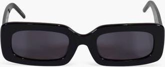 The Celect The Happy RECTANGLE Sunglasses in Black at Nordstrom