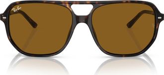 Ray-Ban Bill One 60mm Square Sunglasses in Havana at Nordstrom