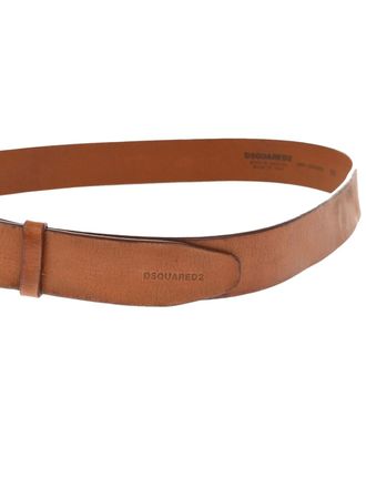 Dsquared2 Mens Aloha Spirit Buckle Belt Brown Accessories >