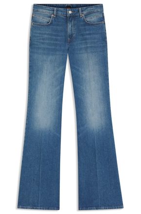 Boss Orange by Hugo Boss Bootcut-Jeans BOSS ORANGE SOFT BOOTCUT LR Premium Damenmode, Damen, Gr. 29, L&auml;nge 32, dunkelblau 403, Denim/Jeans, Obermaterial: 73% Baumwolle, 26% Ly