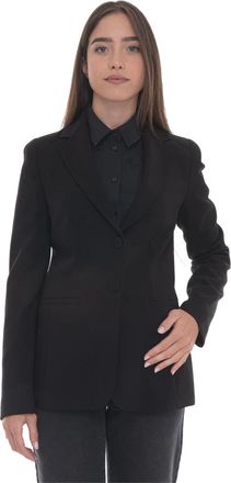 Pennyblack Jassen, Dames, Zwart, S, Leer, Intinto Jacket