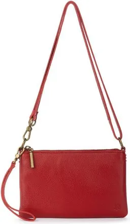 The Sak Vita Hand Leather Crossbody Wristlet in Scarlet at Nordstrom