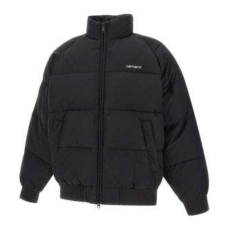 Carhartt Work in Progress Down Jackets, male, Black, M, Nebraska Jacket