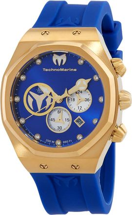 Technomarine Reef Sun Chronograph Quartz Blue Dial Mens Watch TM-520003