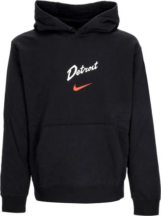 Nike Detroit Pistons Club Hoodie Zwart - Heren - Sportshirts - Zwart - XL - Katoen - Fitness