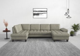 Sit&more Wohnlandschaft »Westham U-Form« wahlweise mit Bettfunktion, Bettkasten, Sitztiefenverstellung