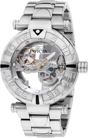 Invicta Subaqua 49499 Heren Horloge - Automatisch Uurwerk - Roestvrij Staal met zilveren Wijzerplaat - 47mm