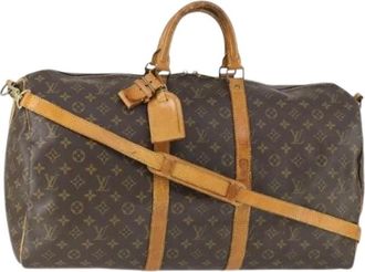 Louis Vuitton Pre-owned Weekend Bags, female, Brown, Size: ONE SIZE Pre-owned Vintage Weekend Bag