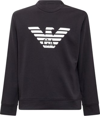 Emporio Armani Logo Print Crewneck Sweatshirt
