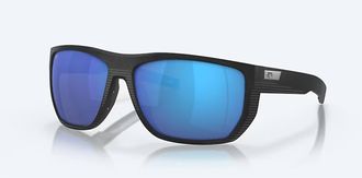 Costa Unisex Santiago Polarized Sunglasses In Net Black Blue Mirror