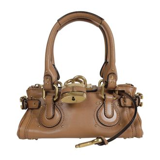 Chlo&eacute; Handbags, female, Brown, Size: ONE SIZE Small Paddington Bag