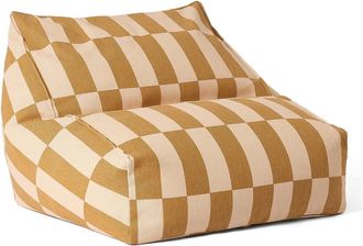 NOBODINOZ Nobodinoz - Vibes Sitzsack, L 74 x H 40 cm, senf / sand