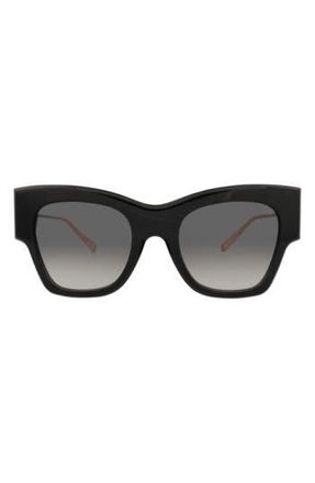 Philipp Plein 53mm Square Sunglasses in Black Black Smoke at Nordstrom Rack