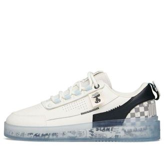 Anta x SNOOPY Skateboarding Shoes White Black Blue 912148030-3