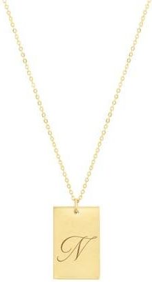 Set & Stones Stella Initial Pendant Necklace in Gold/n at Nordstrom