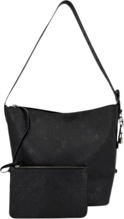 Louis Vuitton Pre-owned Monogram Empreinte Shoulder Bag - Dames - Vintage Tas - Zwart - ONE Size - Leer - Vintage