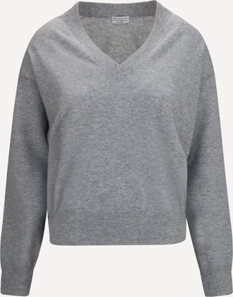 Brunello Cucinelli V-neck cashmere Sweater Female M