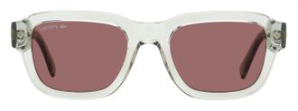 Lacoste L6048S Rectangular Acetate Sunglasses - Clear