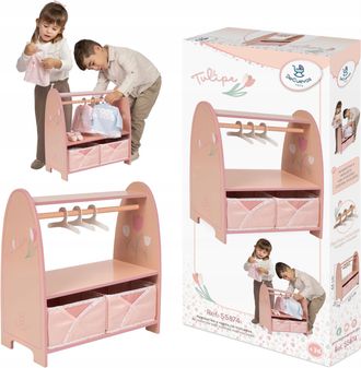 OEM Armario Montessori De Madera Para Mu&ntilde;ecas Decuevas Toys 55874