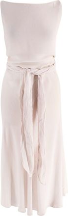 Lawrence Steele Pale Pink Backless Dress Size M