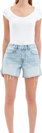 Daze Crossroad Denim Shorts In Reverie Vintage