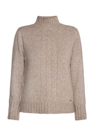 Dreimaster Dreimaster Gebreide trui Dames modder melange