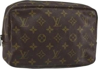 Louis Vuitton Pre-owned Clutches, female, Brown, Size: ONE SIZE Pre-owned Canvas Clutch