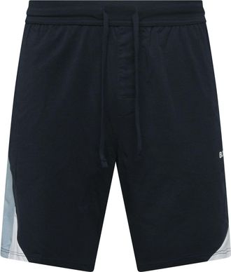 HUGO BOSS Herenpyjamashorts van Boss Balance, katoenmix, in donkerblauw